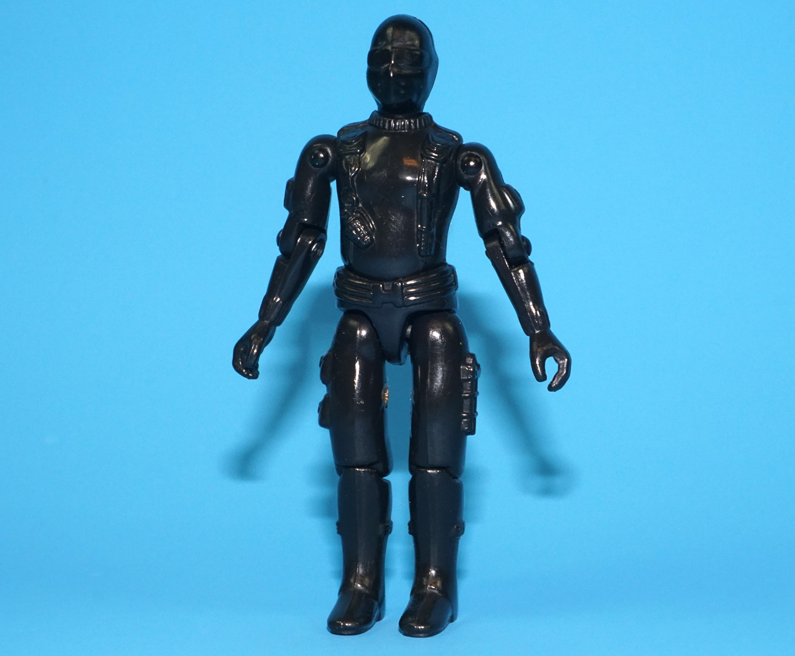 1984 GI JOE COMANDOS EM ACAO O INVASOR 1982 SNAKE EYES v1 C8+ ESTRELA BRAZIL - Image 2