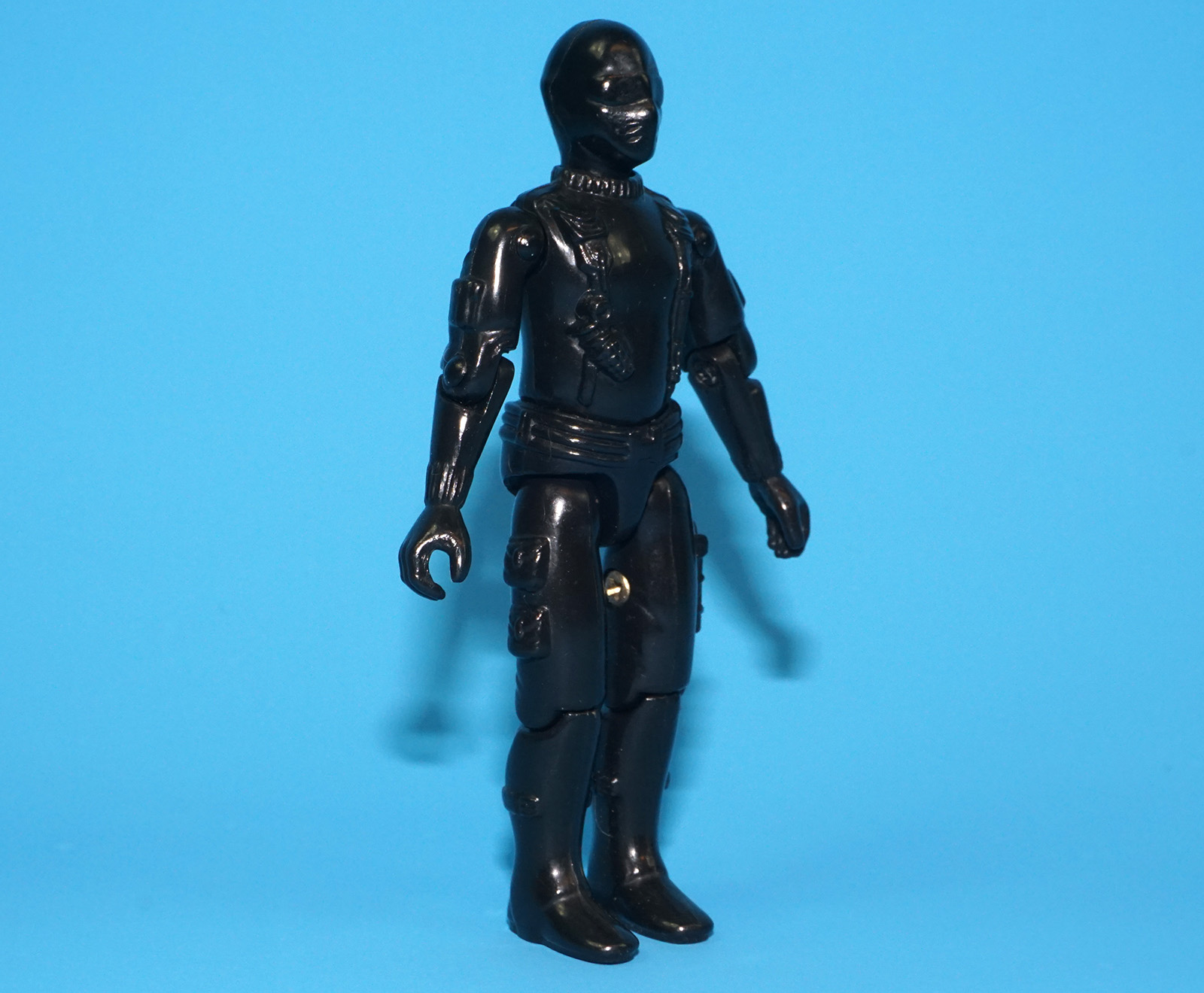 1984 GI JOE COMANDOS EM ACAO O INVASOR 1982 SNAKE EYES v1 C8+ ESTRELA BRAZIL - Image 3