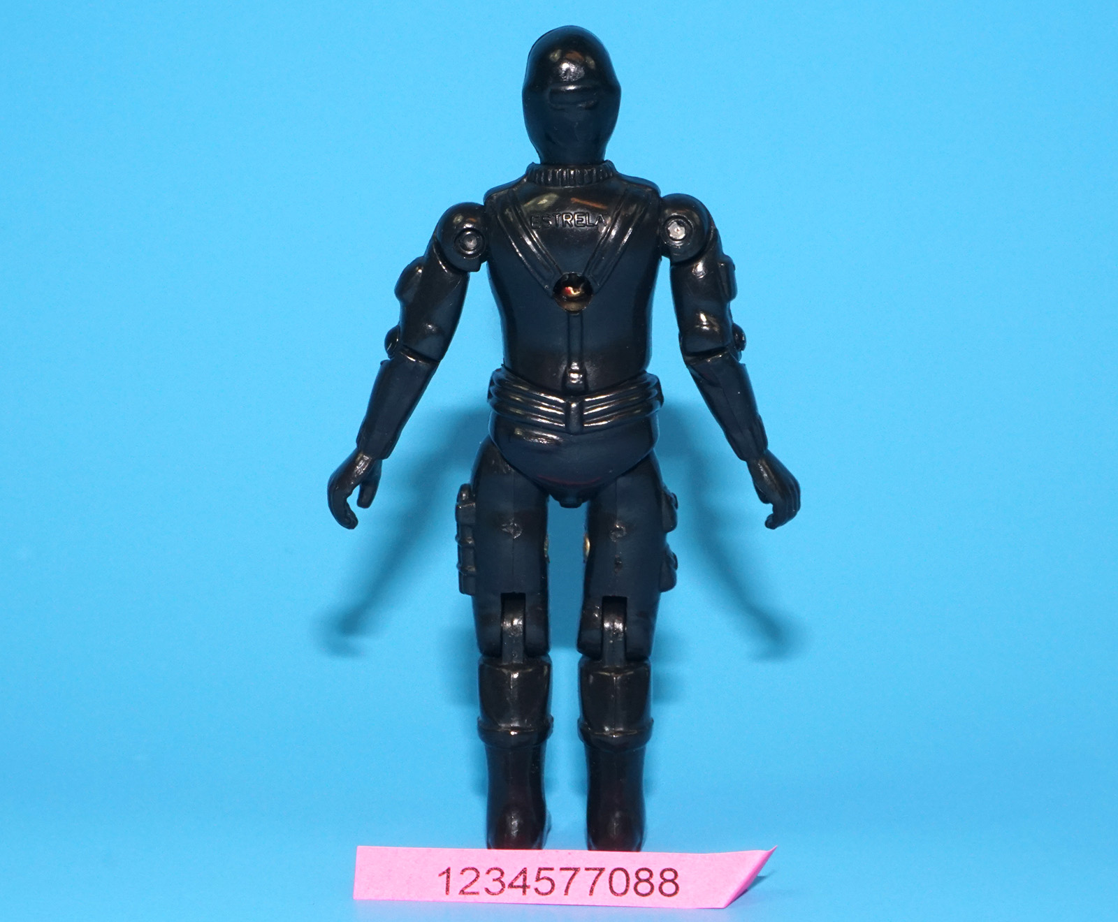1984 GI JOE COMANDOS EM ACAO O INVASOR 1982 SNAKE EYES v1 C8+ ESTRELA BRAZIL - Image 4