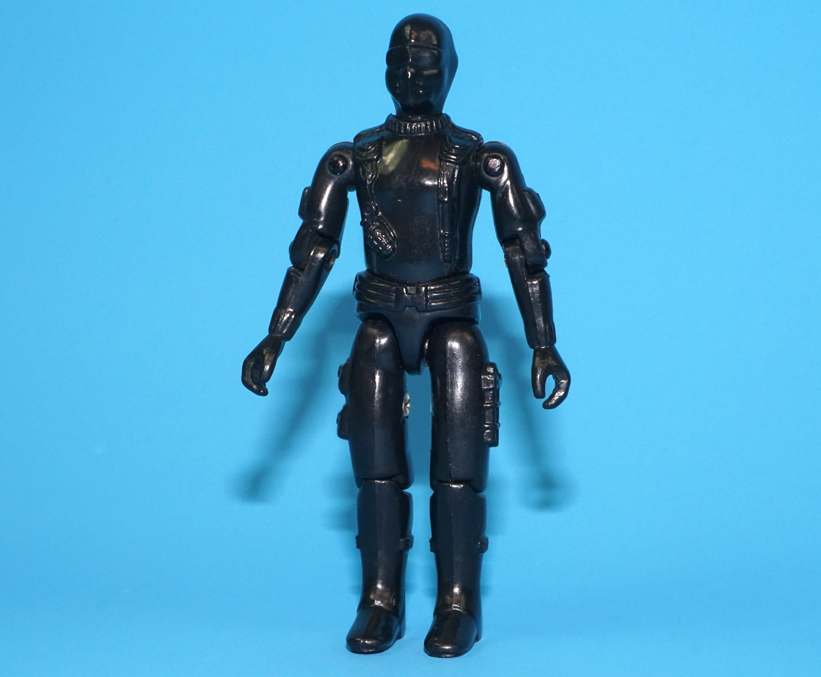 1984 GI JOE COMANDOS EM ACAO O INVASOR 1982 SNAKE EYES v1 C8+ ESTRELA BRAZIL - Image 2