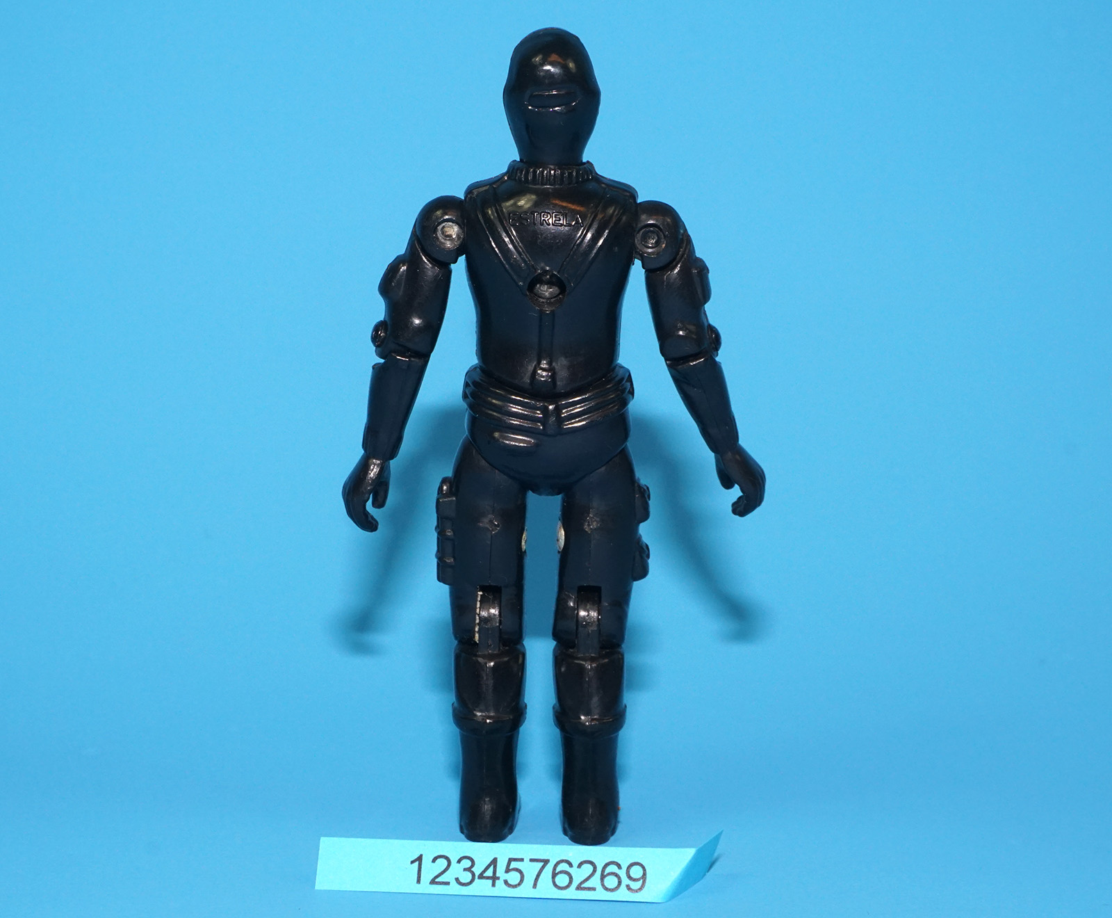 1984 GI JOE COMANDOS EM ACAO O INVASOR 1982 SNAKE EYES v1 C8+ ESTRELA BRAZIL - Image 4