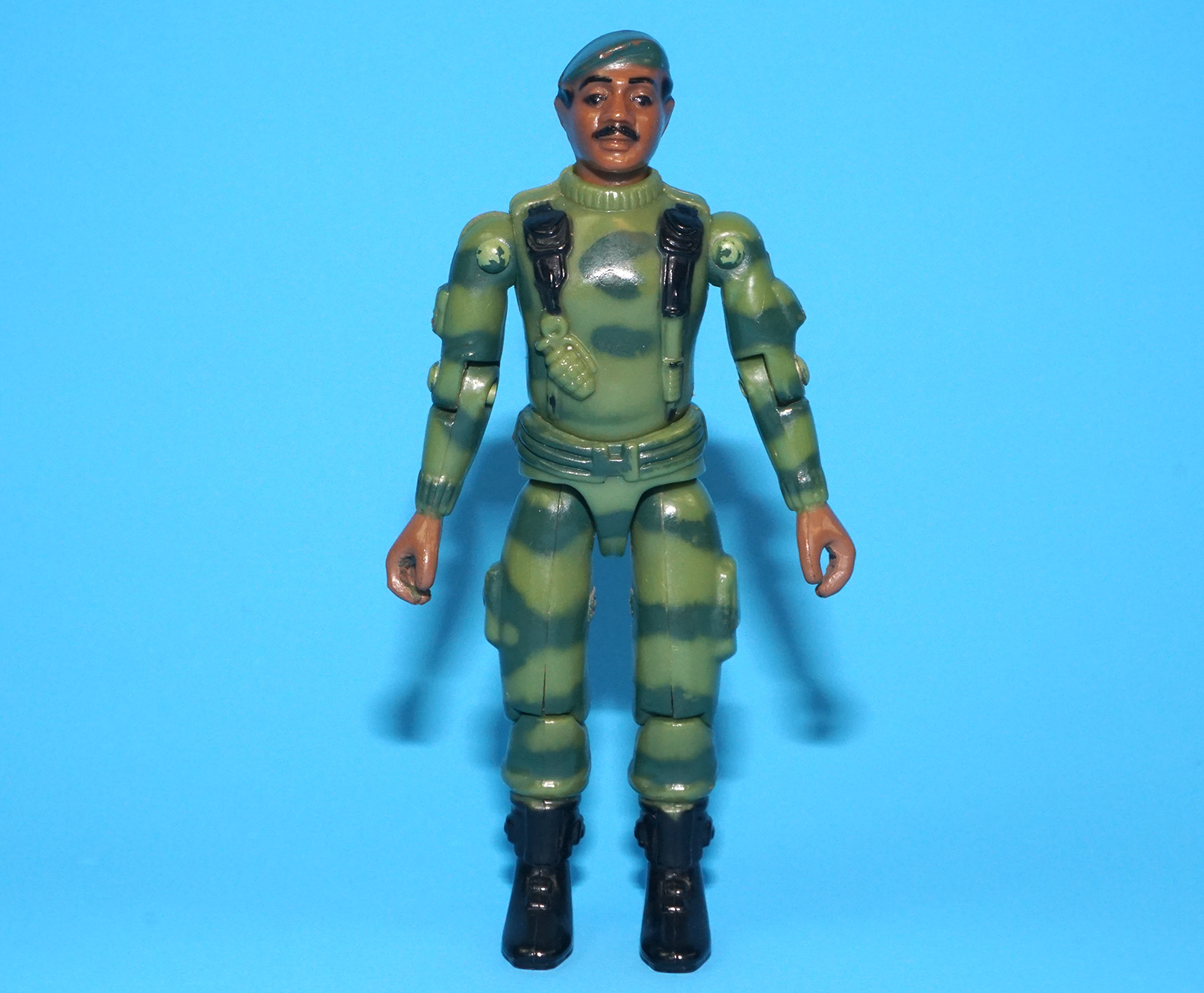 1984 GI JOE COMANDOS EM ACAO TRITON 1982 STALKER v1 100% COMPLETE C8+ ESTRELA BRAZIL READ - Image 5
