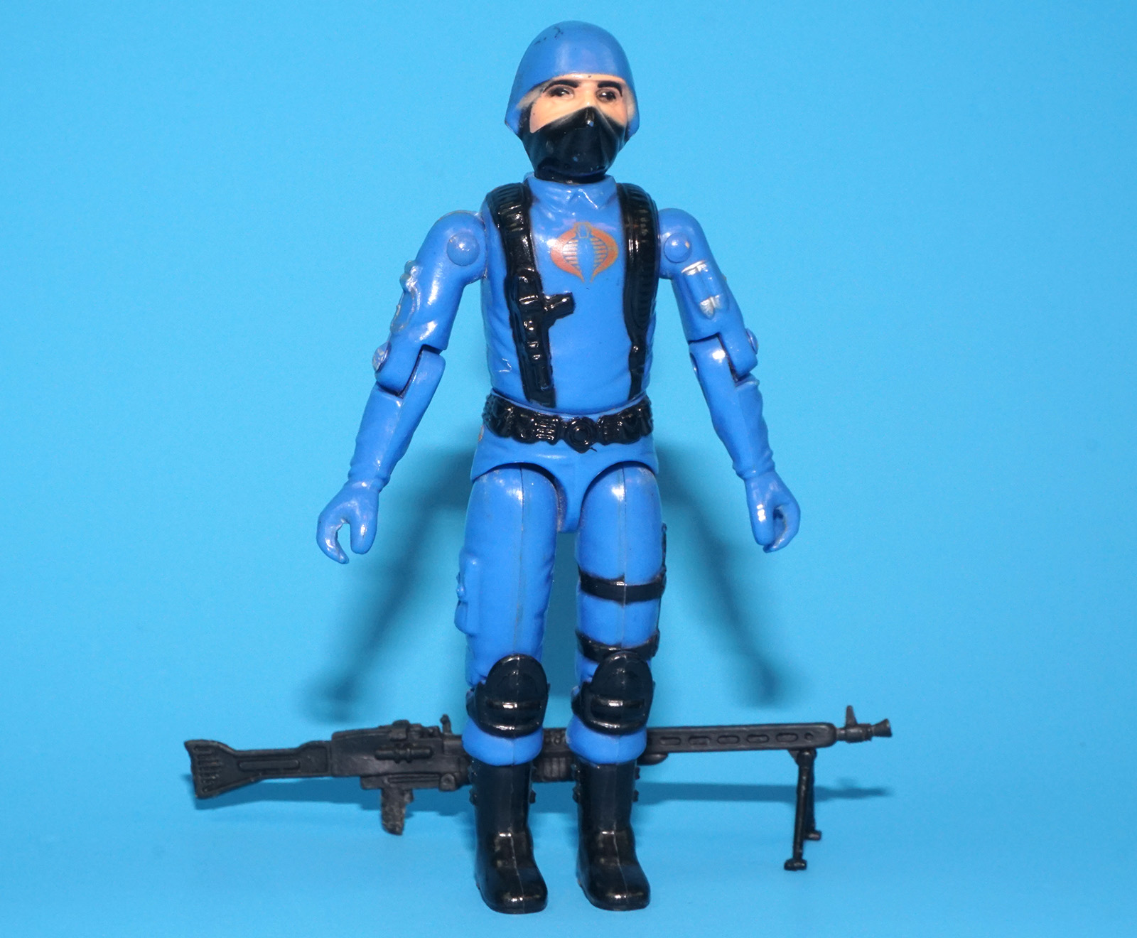 1985 GI JOE COMANDOS EM ACAO COBRA PILOTO SOLDADO 1982 ENEMY v1 100% COMPLETE C9+ ESTRELA BRAZIL - Image 2