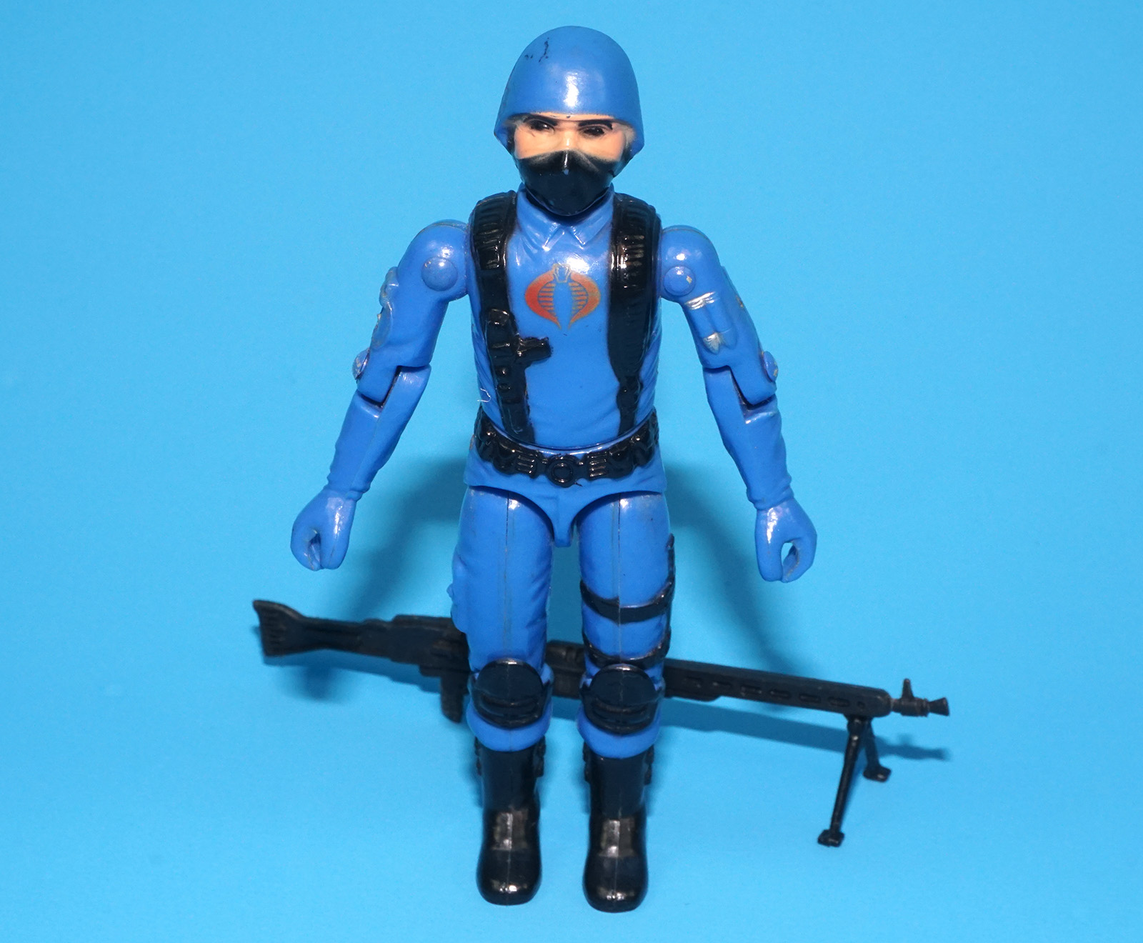 1985 GI JOE COMANDOS EM ACAO COBRA PILOTO SOLDADO 1982 ENEMY v1 100% COMPLETE C9+ ESTRELA BRAZIL - Image 3