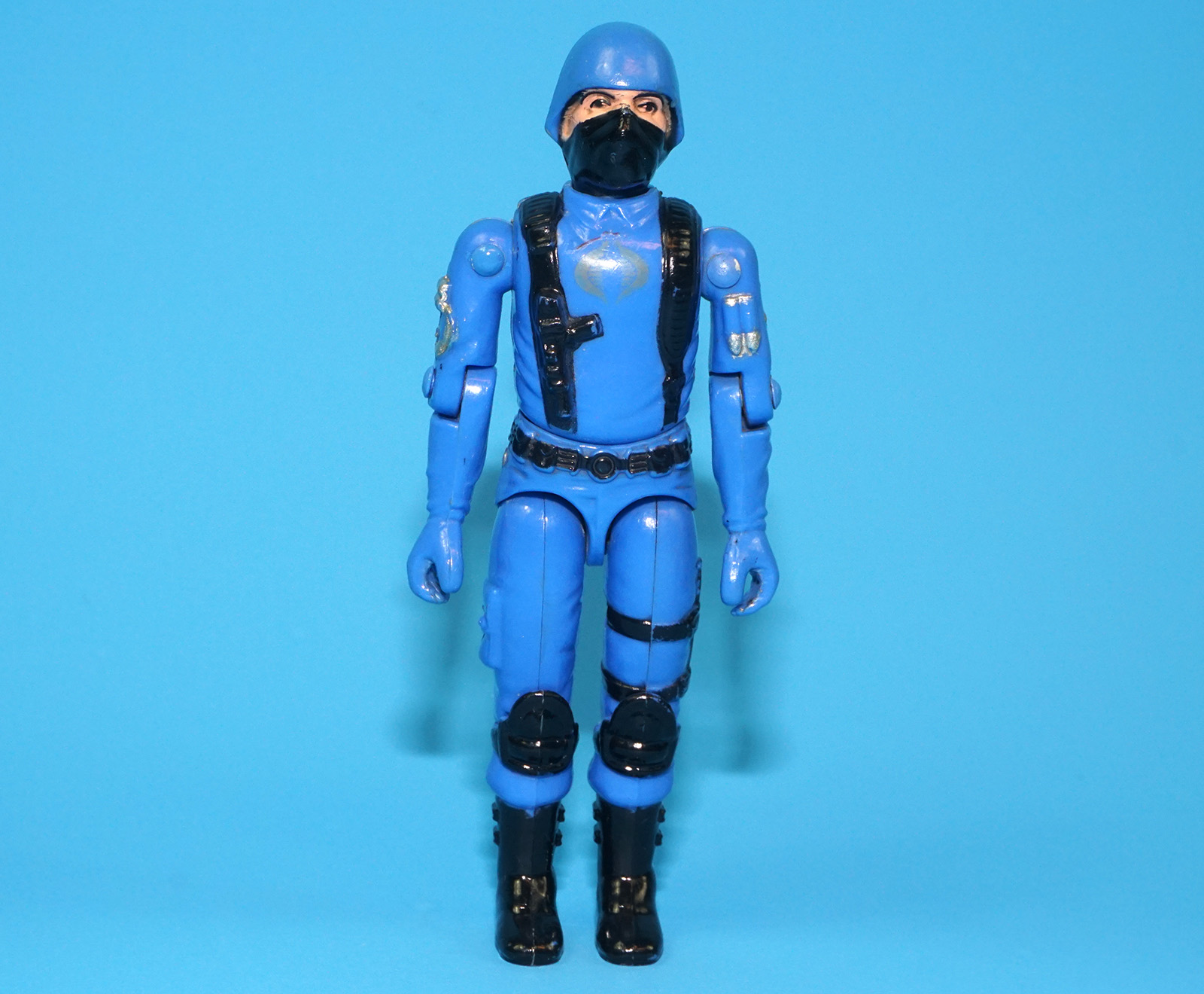 1985 GI JOE COMANDOS EM ACAO COBRA PILOTO SOLDADO 1982 ENEMY v1 C8 ESTRELA BRAZIL - Image 2