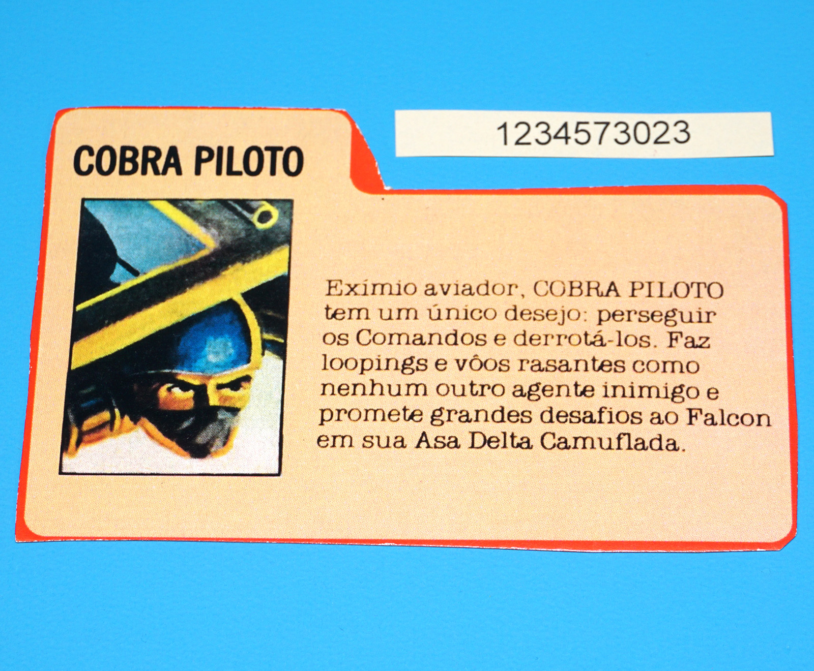 1985 GI JOE COMANDOS EM ACAO COBRA PILOTO SOLDADO 1982 ENEMY v1 C8 ESTRELA BRAZIL - Image 10