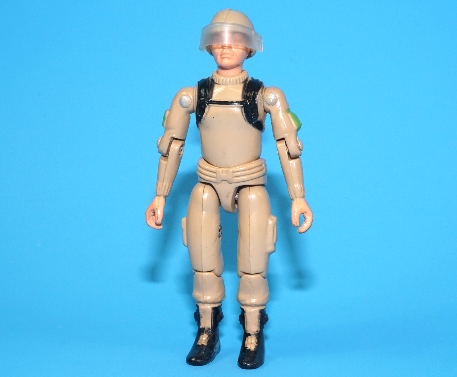 1985 GI JOE COMANDOS EM ACAO FALCON PILOTO 100% COMPLETE C8+ ESTRELA BRAZIL - Image 2
