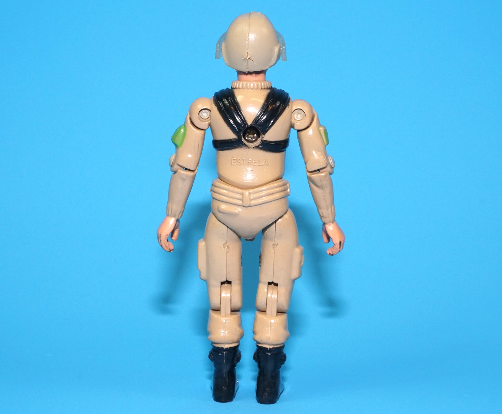 1985 GI JOE COMANDOS EM ACAO FALCON PILOTO 100% COMPLETE C8+ ESTRELA BRAZIL - Image 3