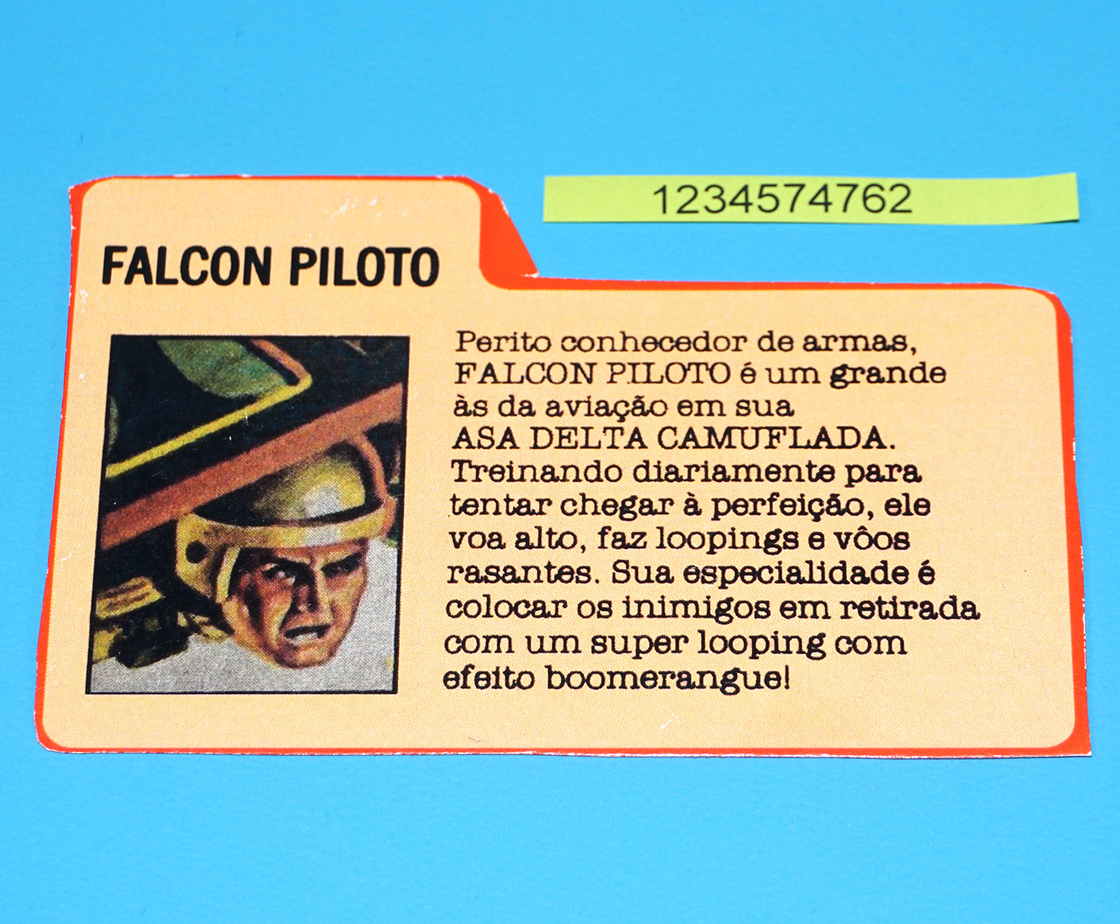 1985 GI JOE COMANDOS EM ACAO FALCON PILOTO 100% COMPLETE C8+ ESTRELA BRAZIL - Image 11