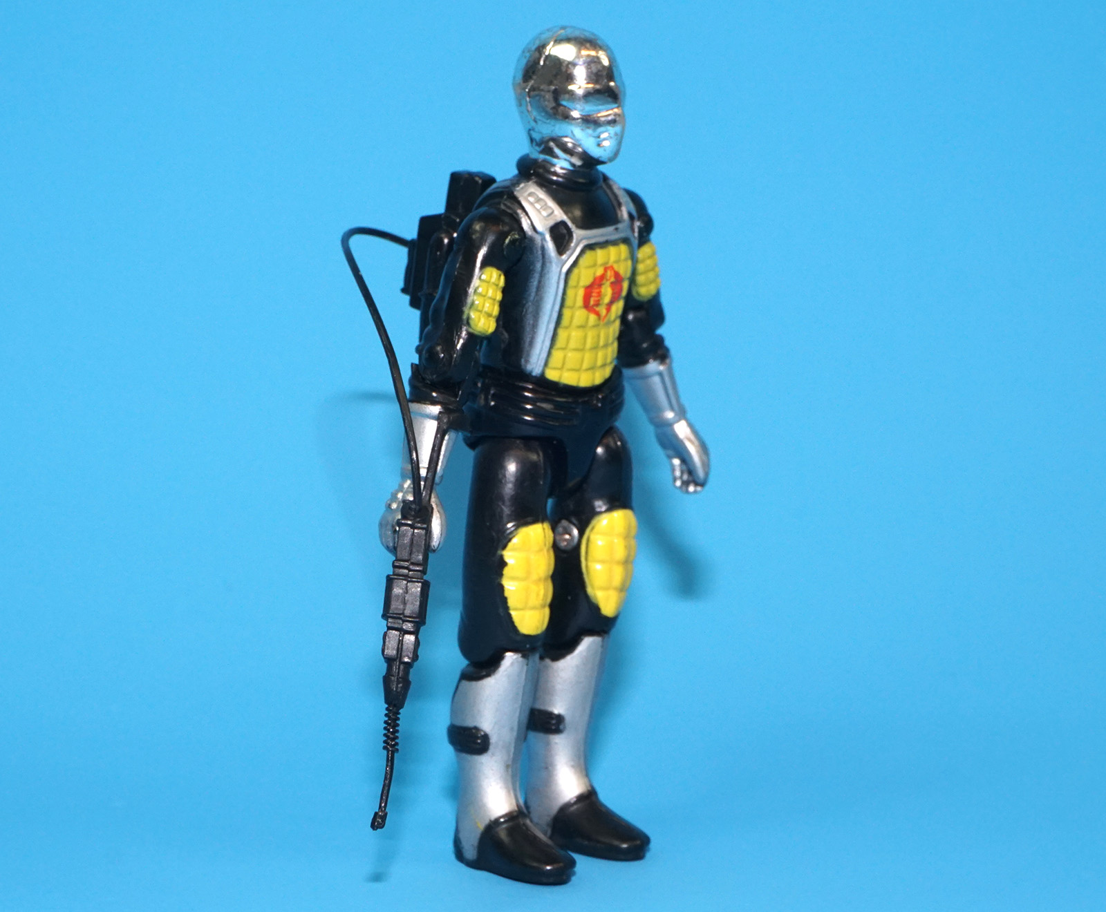 1986 GI JOE COMANDOS EM ACAO COBRA DE ACO 100% COMPLETE C8+ ESTRELA BRAZIL - Image 4