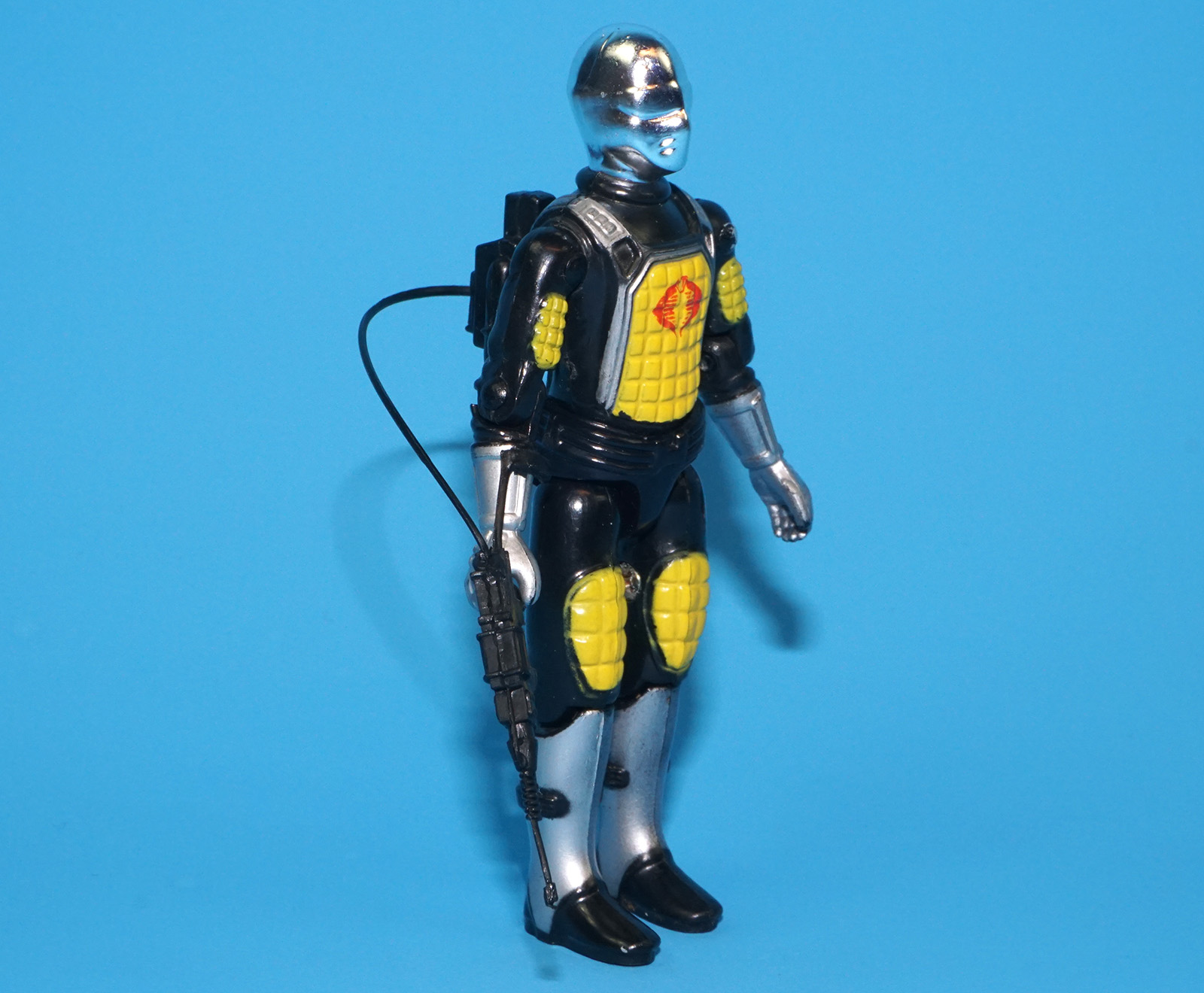 1986 GI JOE COMANDOS EM ACAO COBRA DE ACO 100% COMPLETE C9+ ESTRELA BRAZIL - Image 4
