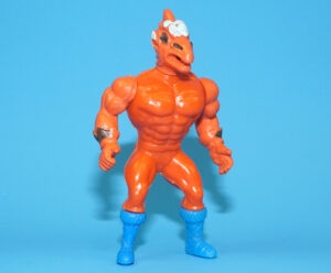 MOTU KO GUERREROS DEL ESPACIA HOMBRE POLLO CHICKENHEAD 1984 FARMEN SPAIN