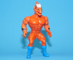 MOTU KO GUERREROS DEL ESPACIA HOMBRE POLLO CHICKENHEAD 1984 FARMEN SPAIN