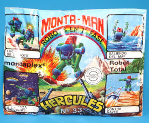 MONTA MAN No 33 ROBOT HERCULES MIB SEALED BAG 1982 MONTAPLEX SPAIN