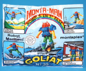MONTA MAN No 35 ROBOT GOLIAT MIB SEALED BAG 1982 MONTAPLEX SPAIN
