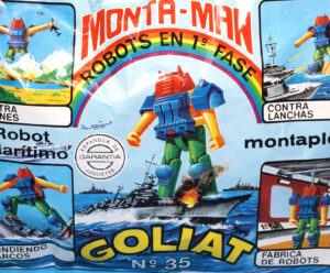 MONTA MAN No 35 ROBOT GOLIAT MIB SEALED BAG 1982 MONTAPLEX SPAIN