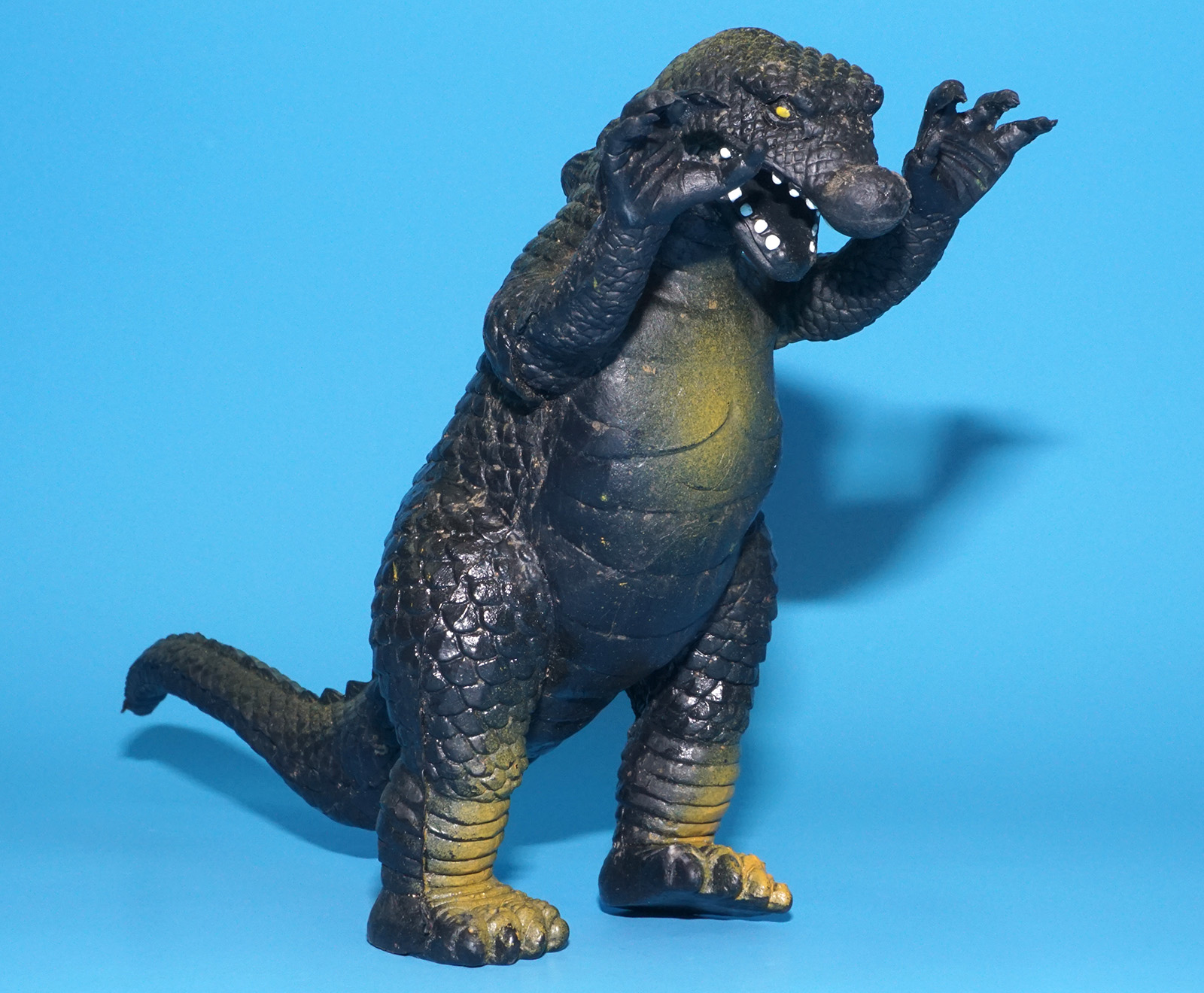 GODZILLA SOLID RUBBER TOY FIGURE 1985 JHL SPAIN BOOTLEG - Image 2