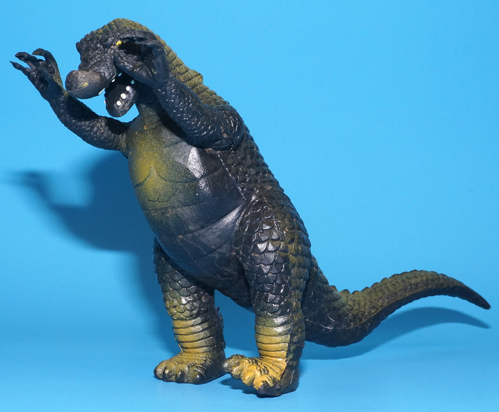 GODZILLA SOLID RUBBER TOY FIGURE 1985 JHL SPAIN BOOTLEG - Image 3