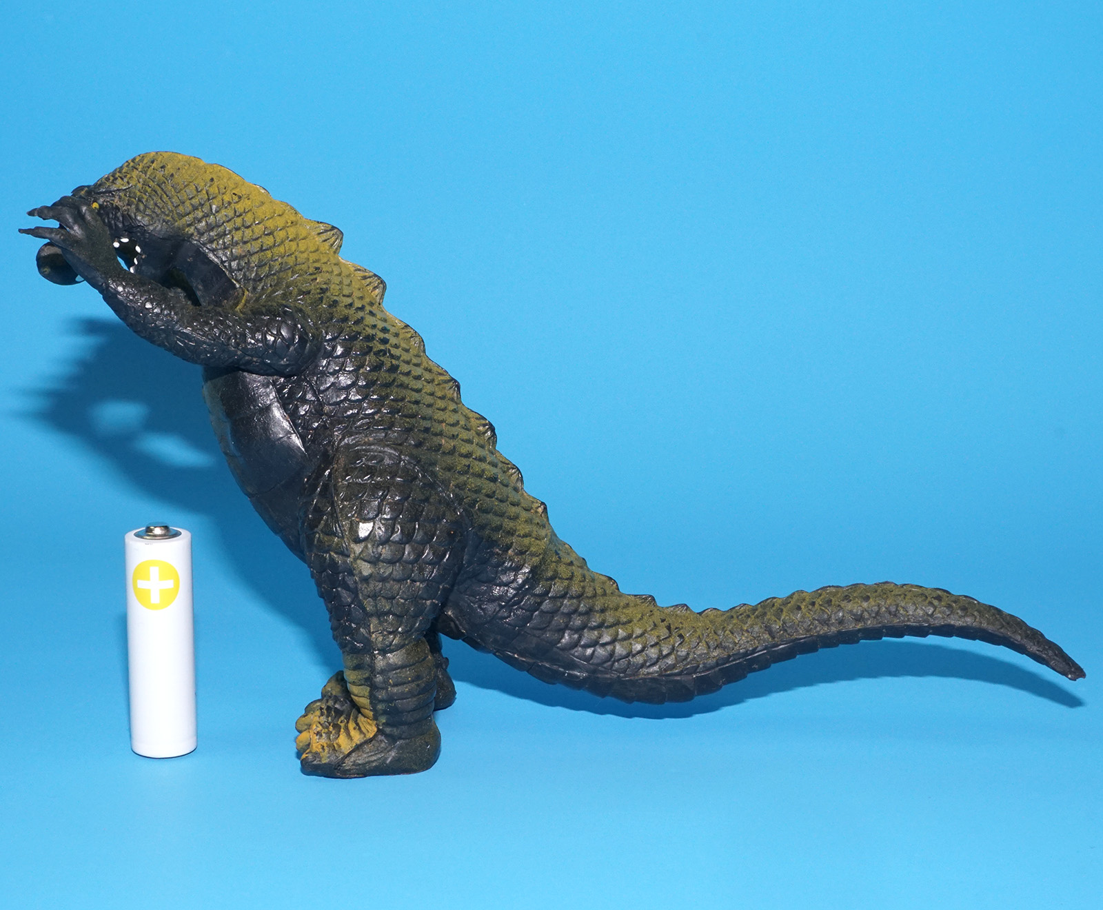 GODZILLA SOLID RUBBER TOY FIGURE 1985 JHL SPAIN BOOTLEG - Image 4