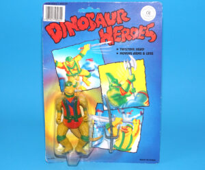 DINOSAUR HEROES ACTION FIGURE MOC MOSC SEALED CARD 1990 CHINA BOOTLEG DINOSAUCERS DINO WARRIORS