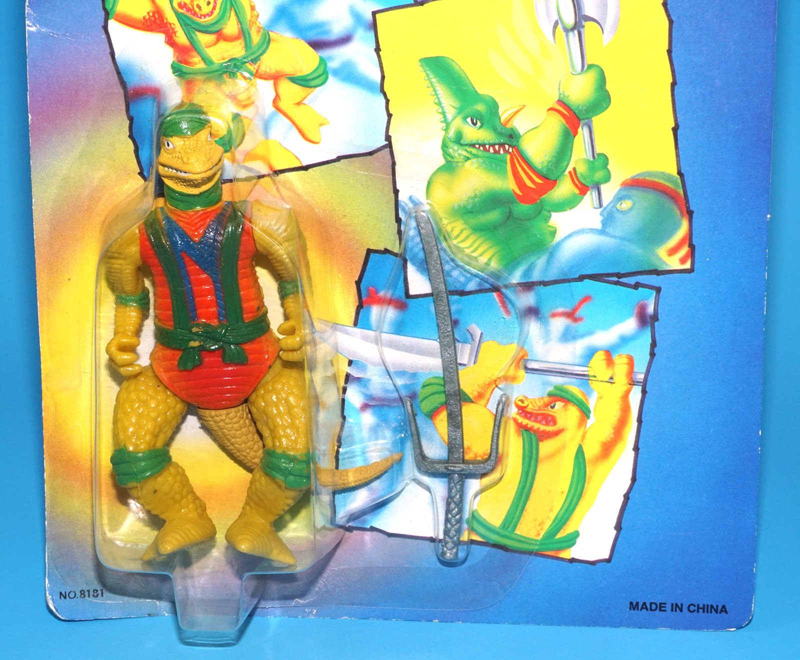 DINOSAUR HEROES ACTION FIGURE MOC MOSC SEALED CARD 1990 CHINA BOOTLEG DINOSAUCERS DINO WARRIORS - Image 4