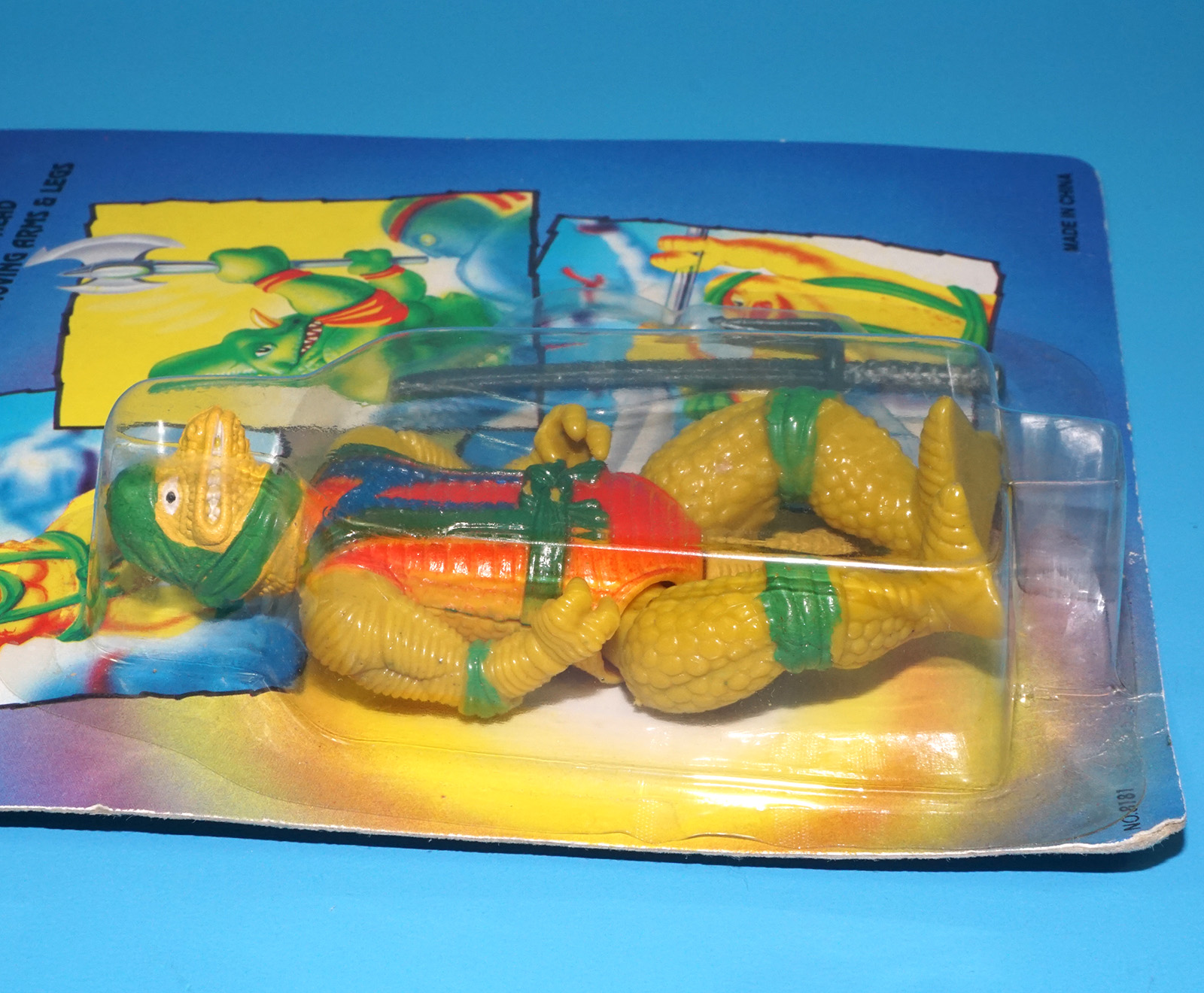 DINOSAUR HEROES ACTION FIGURE MOC MOSC SEALED CARD 1990 CHINA BOOTLEG DINOSAUCERS DINO WARRIORS - Image 9