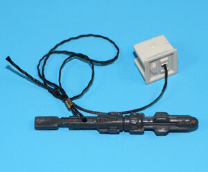 STAR WARS ORIGINAL SPARE PART POTF2 SNOWSPEEDER MISSILE & BLOCK 1995 KENNER