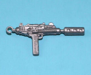 1993 GI JOE STAR BRIGADE DESTRO v4 ORIGINAL SPARE PART UZI GUN HASBRO