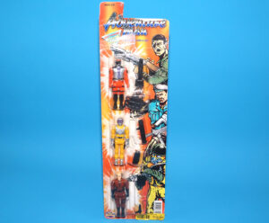 ADVENTURE MAN ACTION FIGURES 3-PACK MOC MOSC EURO CARD 1992 FUN MAKER KAIDO MAGIC READ