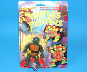 TURTLES FIGHTERS HEROES IN A HALF-SHELL LEONARDO MOC MOSC 1993 CHINA BOOTLEG