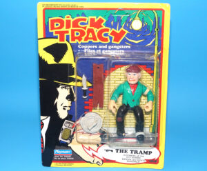 DICK TRACY COPPERS & GANGSTERS THE TRAMP MOC MOSC SEALED CARD 1990 PLAYMATES