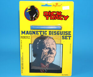 DICK TRACY MAGNETIC DISGUISE SET PRUNEFACE MOC MOSC SEALED CARD 1990 IMPERIAL