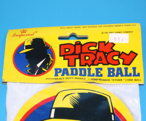 DICK TRACY PADDLE BALL MOC MOSC SEALED CARD 1990 IMPERIAL