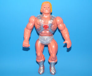 MOTU KO LOS AMOS 14″ HE-MAN BLOW MOLD TOY FIGURE 1985 MEXICAN BOOTLEG