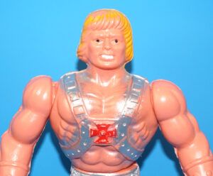 MOTU KO LOS AMOS 14″ HE-MAN BLOW MOLD TOY FIGURE 1985 MEXICAN BOOTLEG
