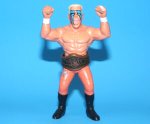 WCW WORLD CHAMPIONSHOP WRESTLING STING ORANGE PANTS 100% COMPLETE UK EXCLUSIVE 1990 GALOOB