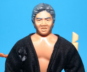 KARATE KID SATO WITH BREAK-AWAY CHAIN NEAR COMPLETE 1986 REMCO WORKS!