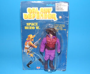 MOTU KO GALAXY DEFENDER SPACE HERO W. MOC MOSC EURO CARD 1989 HANG YIP HONG KONG BRAVESTARR COSMIC COWBOYS