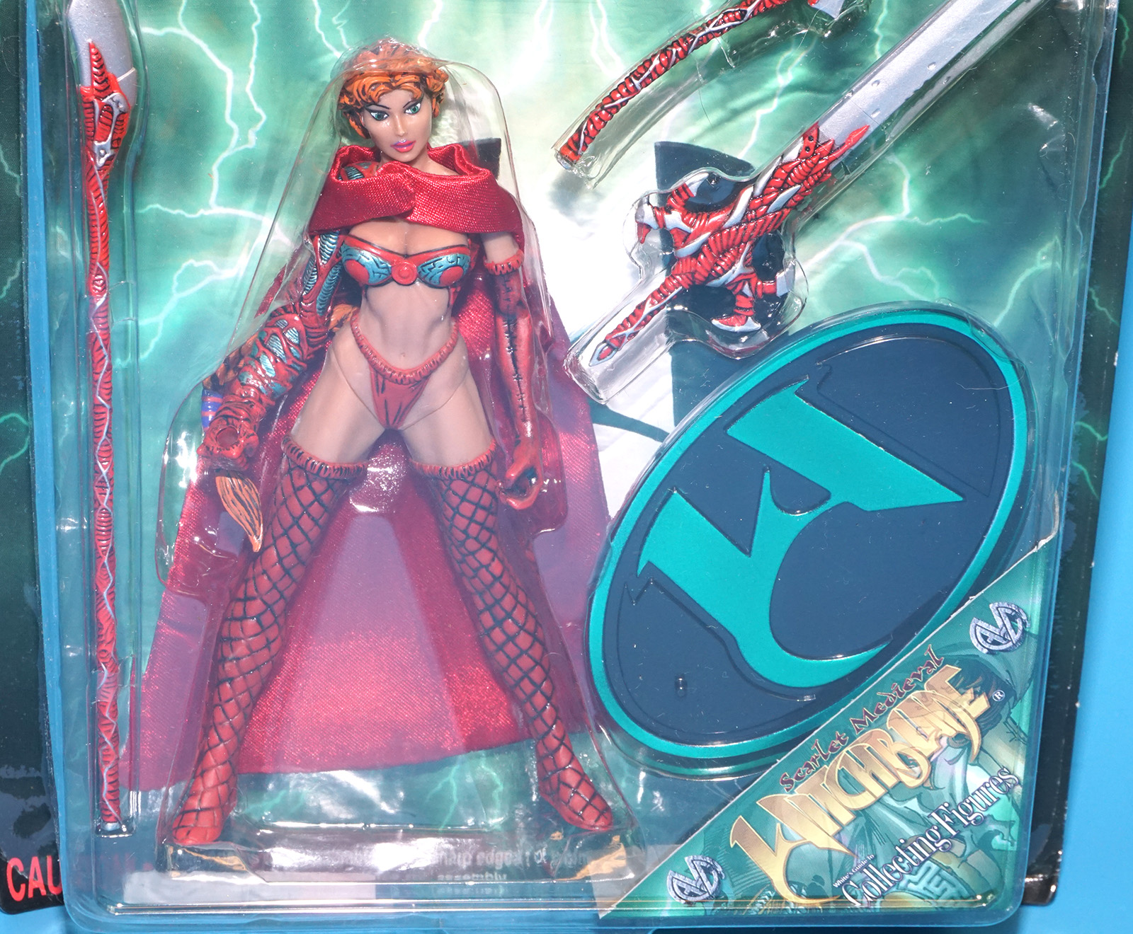 WITCHBLADE MEDIEVAL WITCHBLADE ACTION FIGURE MOC MOSC US CARD 1998 TOP COW - Image 3