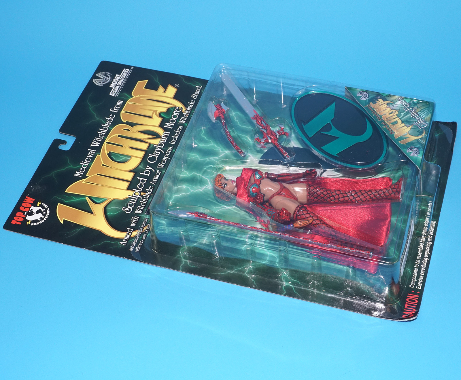 WITCHBLADE MEDIEVAL WITCHBLADE ACTION FIGURE MOC MOSC US CARD 1998 TOP COW - Image 4