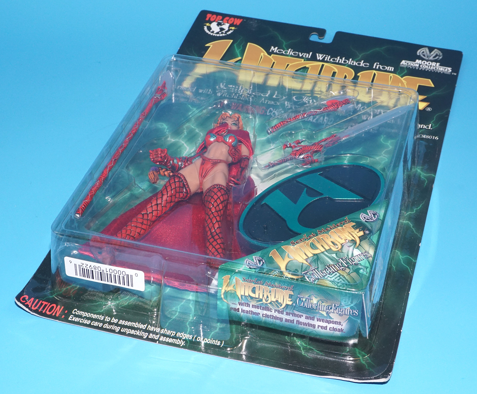WITCHBLADE MEDIEVAL WITCHBLADE ACTION FIGURE MOC MOSC US CARD 1998 TOP COW - Image 7