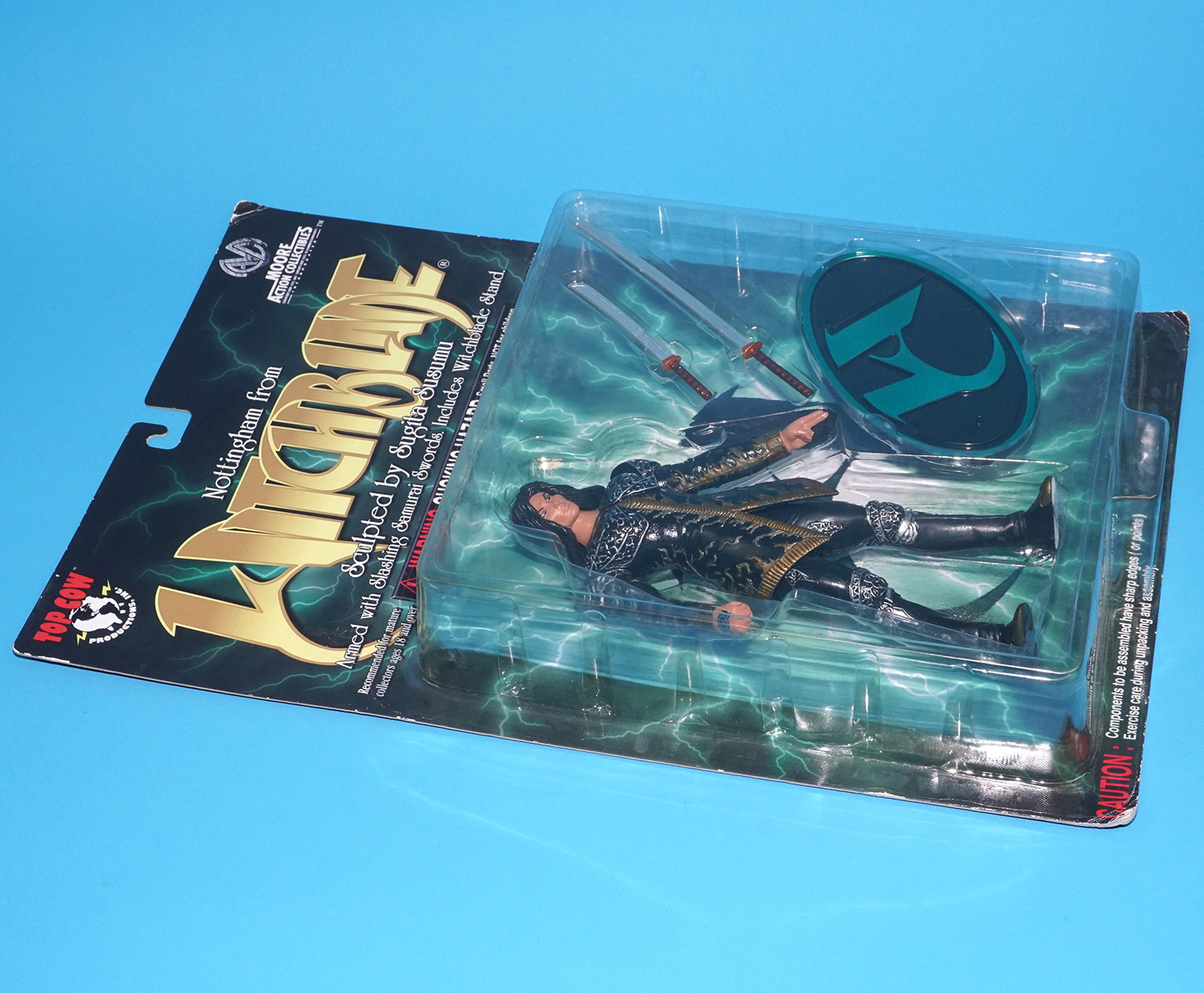 WITCHBLADE NOTTINGHAM ACTION FIGURE MOC MOSC US CARD 1998 TOP COW - Image 3