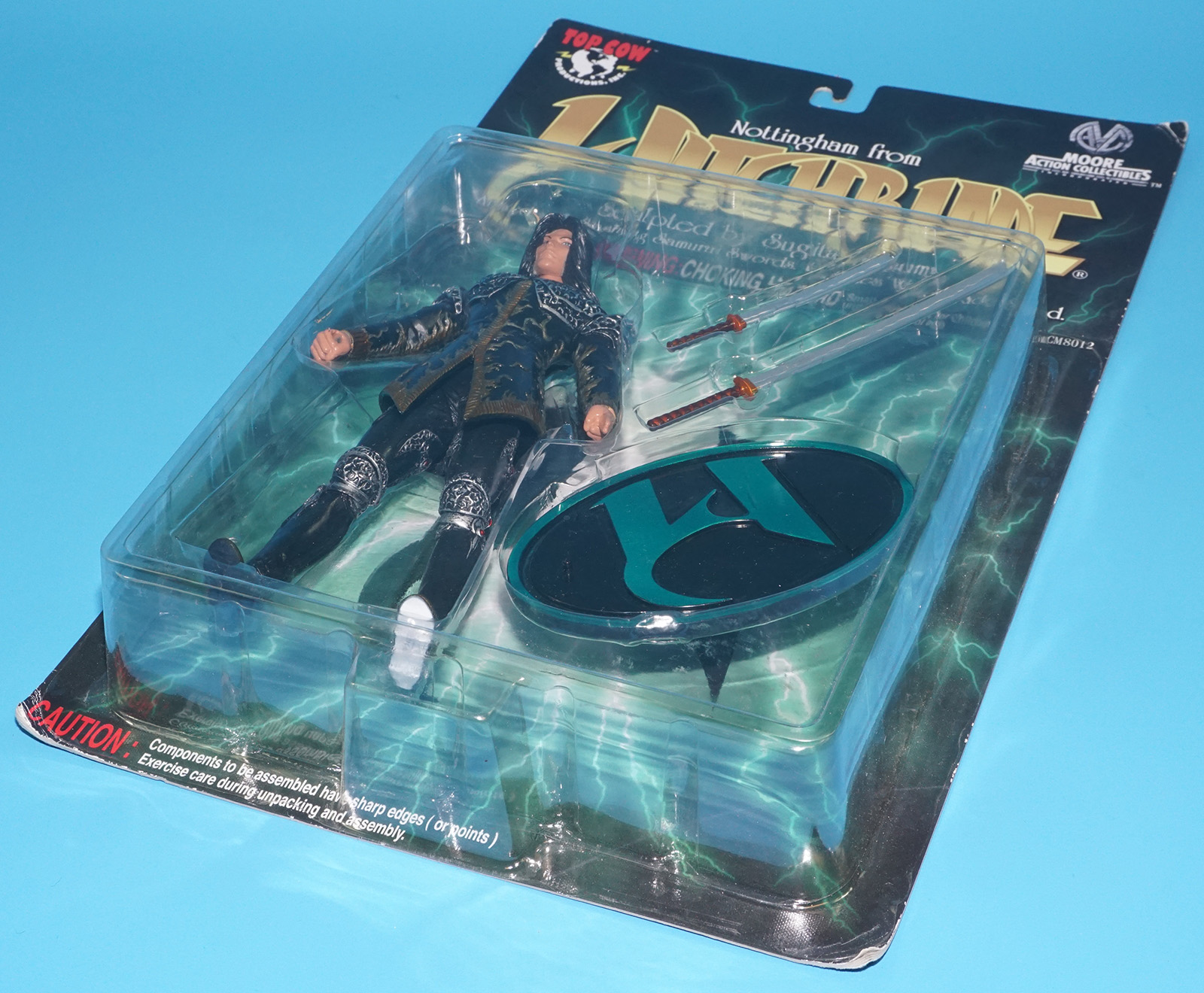 WITCHBLADE NOTTINGHAM ACTION FIGURE MOC MOSC US CARD 1998 TOP COW - Image 6