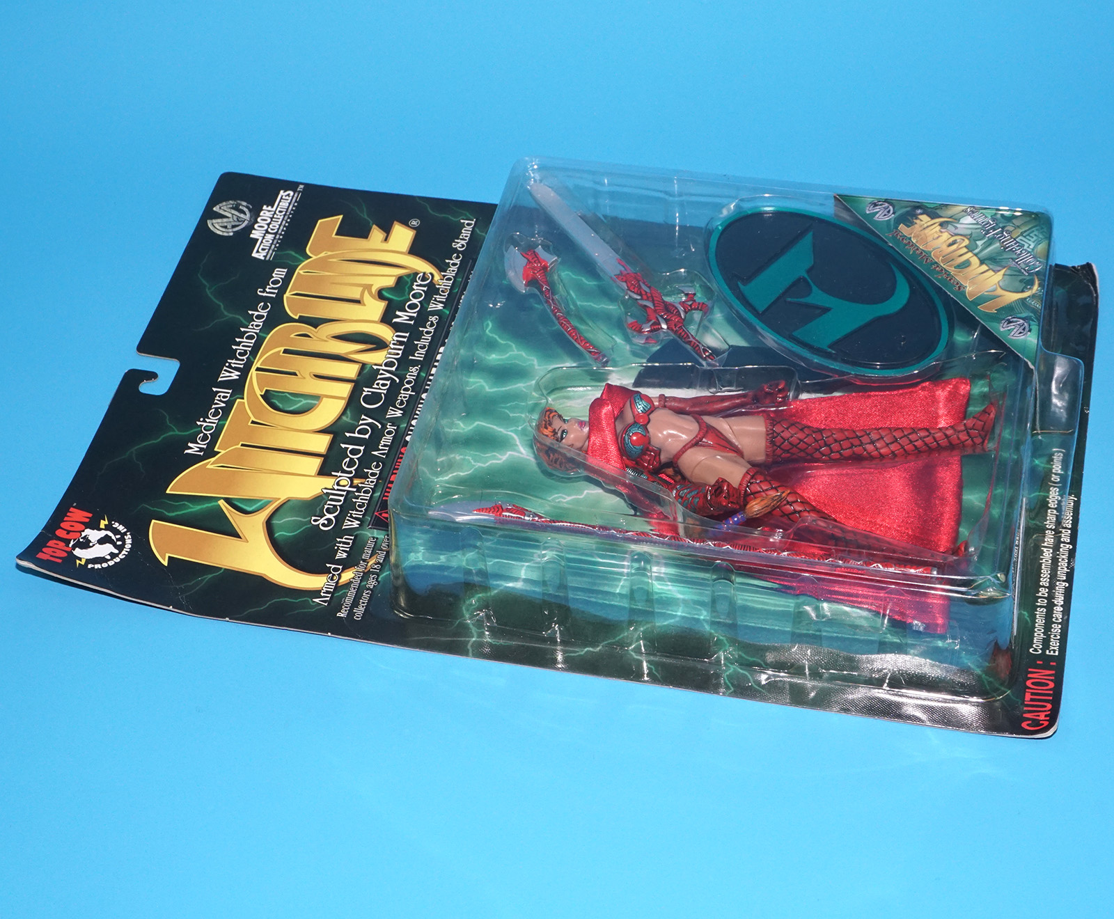 WITCHBLADE MEDIEVAL WITCHBLADE ACTION FIGURE MOC MOSC US CARD 1998 TOP COW - Image 3