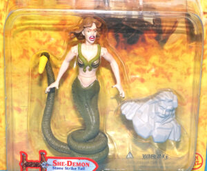 HERCULES THE LEGENDARY JOURNEYS SHE-DEMON MOC MOSC US CARD 1996 TOY BIZ