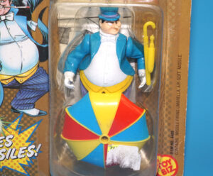 DC COMICS SUPER HEROES THE PENGUIN FIRES MISSILES MOC MOSC US CARD 1989 TOY BIZ