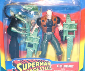 SUPERMAN MAN OF STEEL LEX LUTHOR MOC MOSC US CARD 1995 KENNER