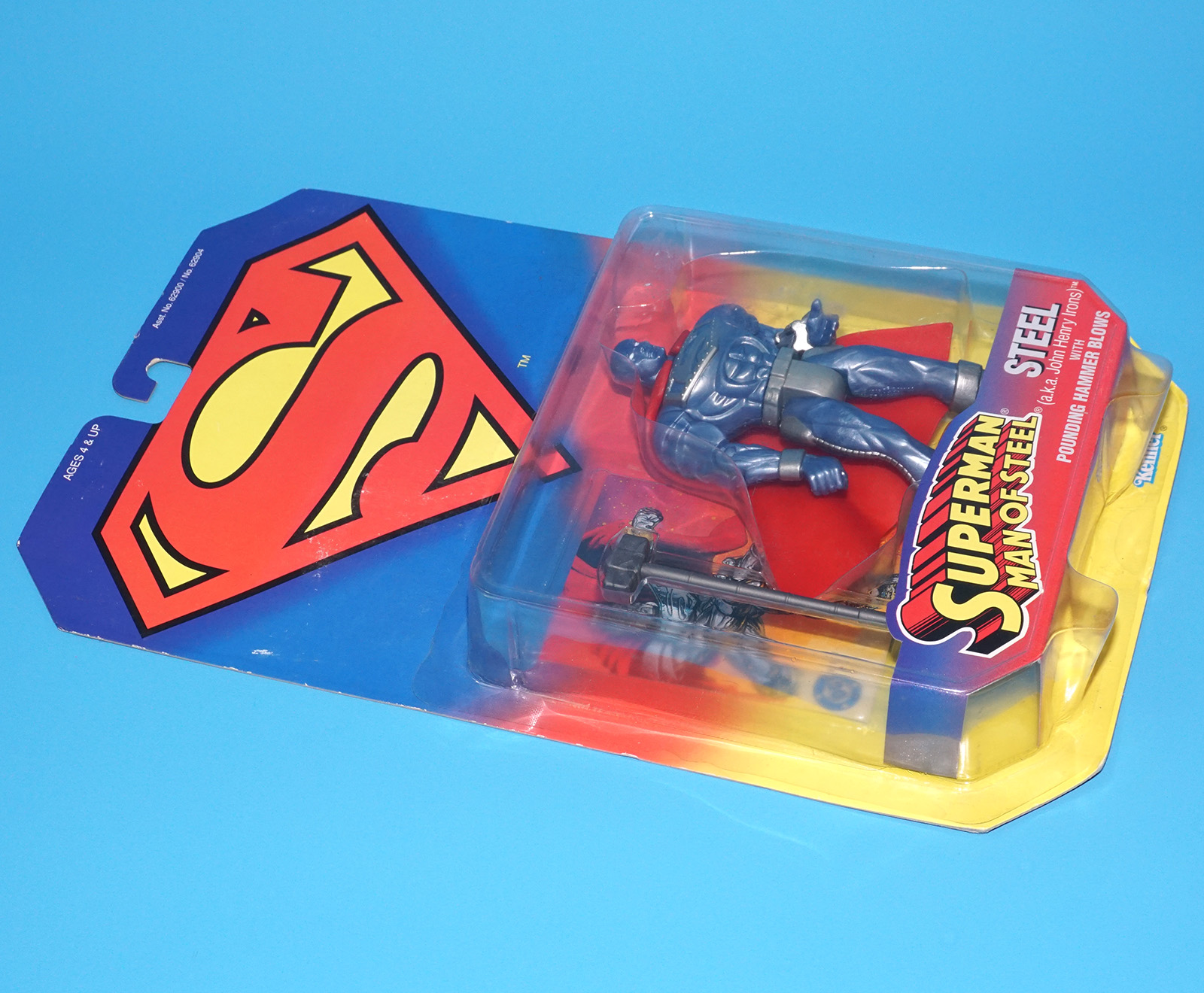 SUPERMAN MAN OF STEEL A.K.A. JOHN HENRY IRONS MOC MOSC US CARD 1995 KENNER - Image 3