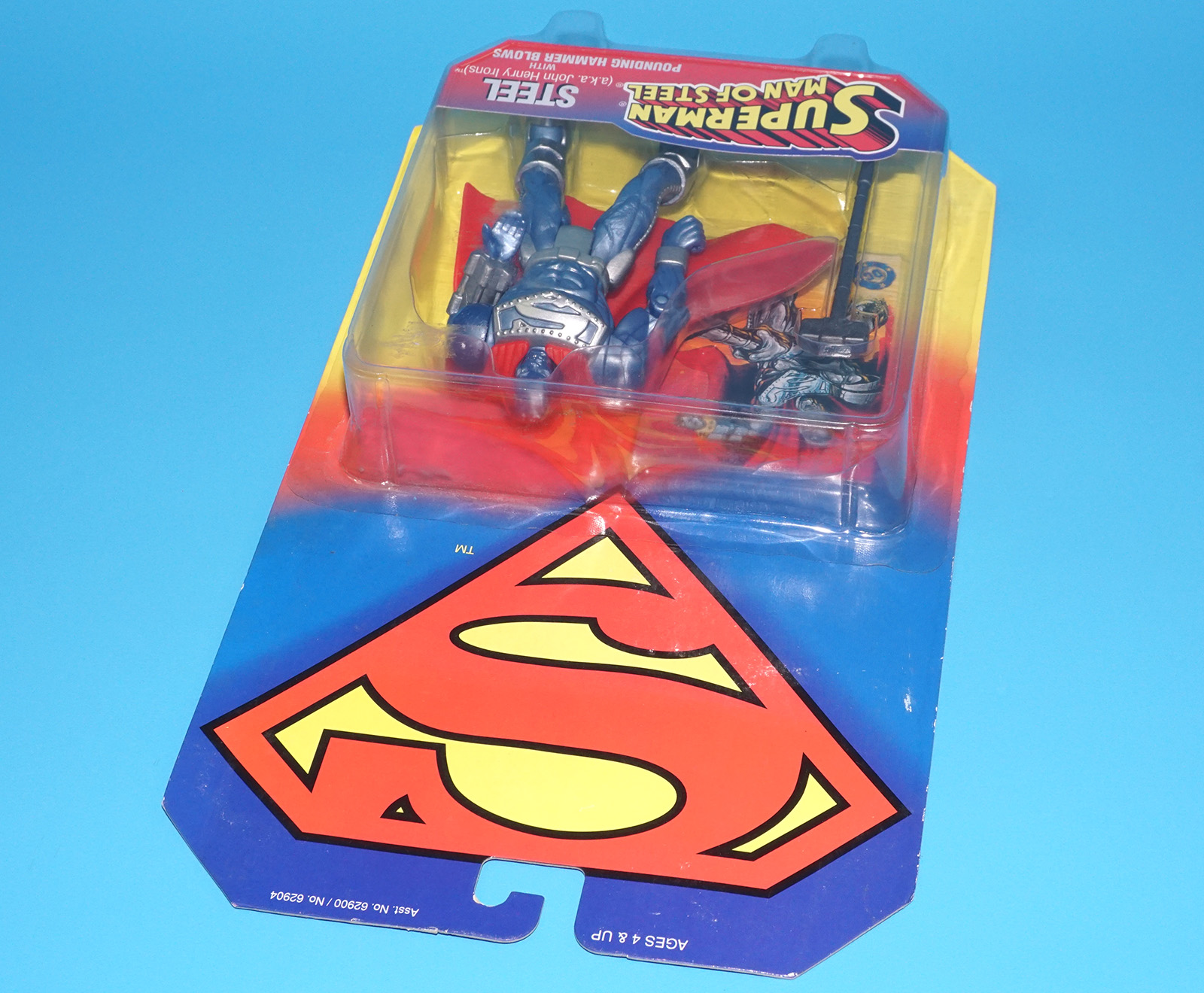 SUPERMAN MAN OF STEEL A.K.A. JOHN HENRY IRONS MOC MOSC US CARD 1995 KENNER - Image 4