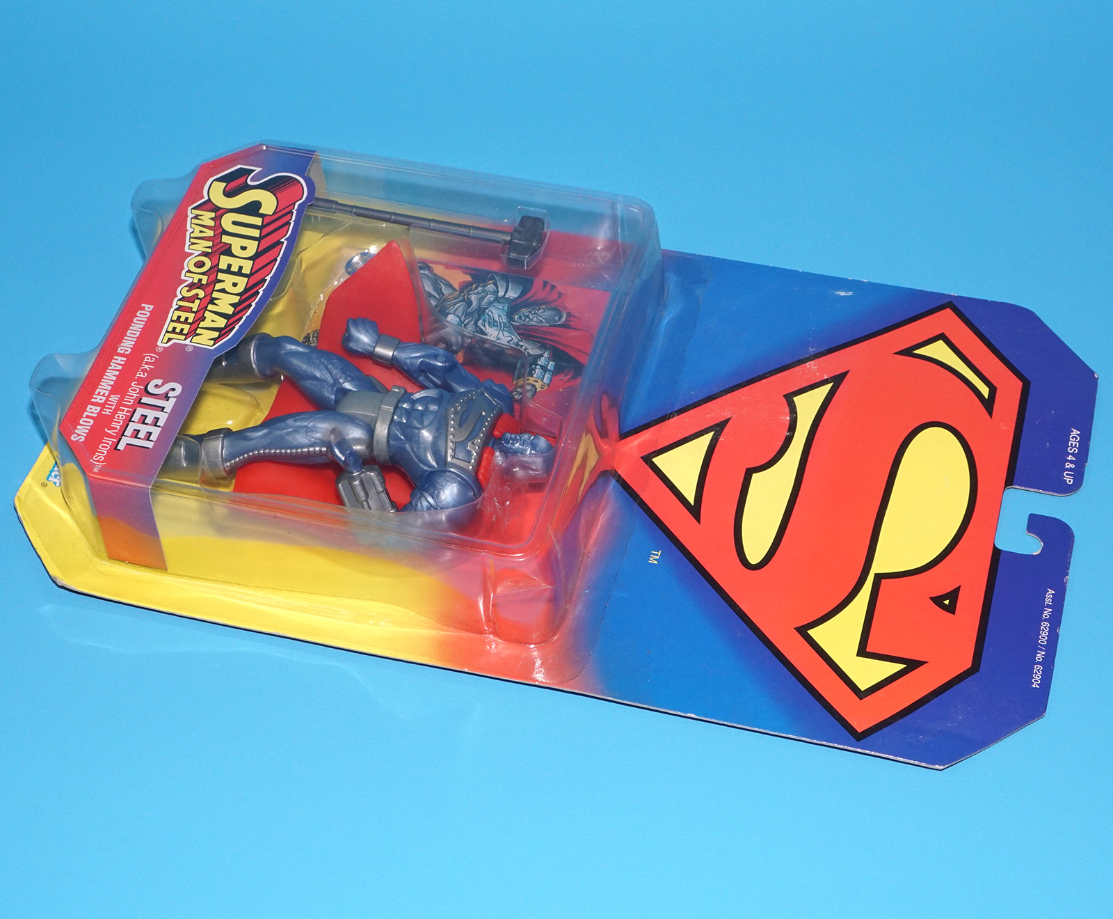 SUPERMAN MAN OF STEEL A.K.A. JOHN HENRY IRONS MOC MOSC US CARD 1995 KENNER - Image 5